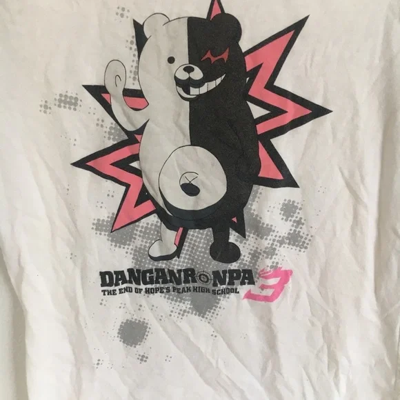 Dangan Ronpa White T Shirt - Size Small - Picture 2 of 11
